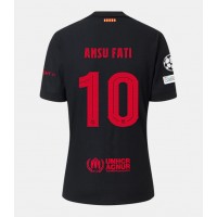 Camisa de Futebol Barcelona Ansu Fati #10 Equipamento Secundário 2024-25 Manga Curta